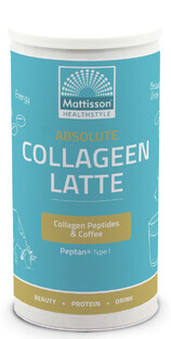 Mattisson HealthStyle Collageen Latte Collagen Peptides & Coffee 180GR Mattisson HealthStyle Collageen Latte Collagen Peptides & Coffee 180GR