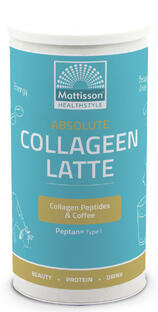 Mattisson HealthStyle Collageen Latte Collagen Peptides & Coffee 180GR