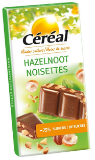 Cereal Chocolade Tablet Hazelnoot 80GR