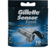 Gillette Sensor Excel Scheermesjes 10ST Gillette Sensor Excel Scheermesjes 10ST