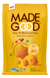 Made Good Star Puffed Crackers - Cheddar 121GR