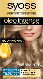 Syoss Oleo Intense 8-05 Beige Blond 1ST Syoss Oleo Intense 8-05 Beige Blond 1ST