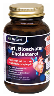 All Natural Hart, Bloedvaten Cholesterol Capsules 90VCP All Natural Hart, Bloedvaten Cholesterol Capsules 90VCP