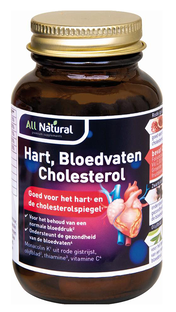 All Natural Hart, Bloedvaten Cholesterol Capsules 90VCP