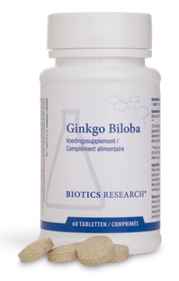 Biotics Ginkgo Biloba (24%) Tabletten 60TB