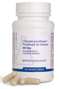 Biotics Chroom Picolinaat 200mcg Capsules 100CP