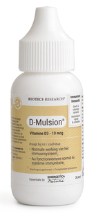 Biotics D-Mulsion Druppels 29,6ML Biotics D-Mulsion Druppels 29,6ML