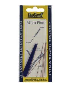 Duodent Rager Micro Fine 0,5 - 2,5 mm Cilindrisch 6ST Duodent Rager Micro Fine 0,5 - 2,5 mm Cilindrisch 6ST