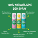 Happy Earth 100% Natural Deo Spray Unscented 100ML 111037 Happy Earth 100% Natural Deo Spray Unscented 100ML 111037