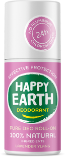 Happy Earth 100% Natural Deo Roll-On Lavender Ylang 75ML Happy Earth 100% Natural Deo Roll-On Lavender Ylang 75ML