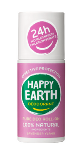 Happy Earth 100% Natural Deo Roll-On Lavender Ylang 75ML Happy Earth 100% Natural Deo Roll-On Lavender Ylang 75ML