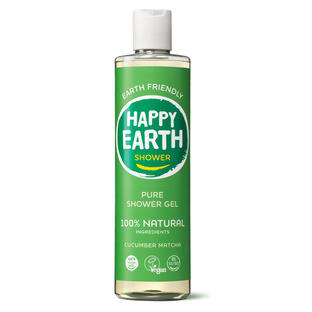 Happy Earth 100% Natuulijke Shower Gel Cucumber Matcha 300ML