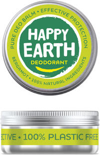 Happy Earth 100% Natuurlijke Deo Balm Bergamot 45GR