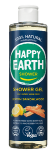 Happy Earth 100% Natural Shower Gel 3in1 Lemon Sandalwood 300ML Happy Earth 100% Natural Shower Gel 3in1 Lemon Sandalwood 300ML