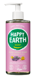Happy Earth 100% Natural Hand Soap Lavender Ylang 300ML Happy Earth 100% Natural Hand Soap Lavender Ylang 300ML