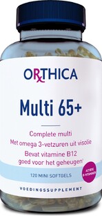 Orthica Multi 65+ Mini Softgels 120SG  Orthica Multi 65+ Mini Softgels 120SG