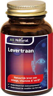 All Natural Levertraan Capsules 100CP All Natural Levertraan Capsules 100CP