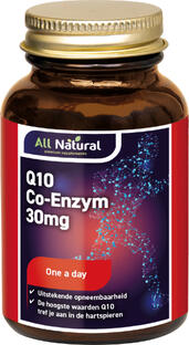 All Natural Q10 Co-Enzym 30mg Capsules 60CP