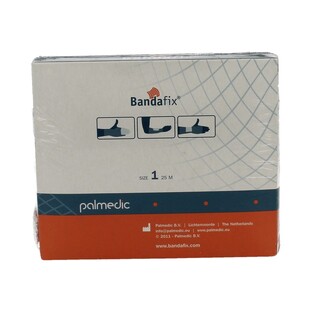Bandafix Elastisch Netverband Katoen Hand/Onderarm/Pols nr 1. 25m 1ST Bandafix Elastisch Netverband Katoen Hand/Onderarm/Pols nr 1. 25m 1ST