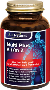 All Natural Multi Plus A-Z Tabletten 100TB All Natural Multi Plus A-Z Tabletten 100TB