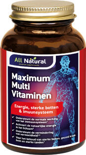 All Natural Maximum Multi Vitaminen Tabletten 60TB