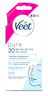 Veet Ontharingsstrips Gezicht Hypoallergene Minima 20ST Veet Ontharingsstrips Gezicht Hypoallergene Minima 20ST