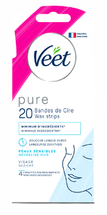 Veet Ontharingsstrips Gezicht Hypoallergene Minima 20ST