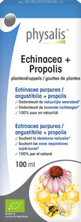 Physalis Echinacea + Propolis Plantendruppels Bio 100ML Physalis Echinacea + Propolis Plantendruppels Bio 100ML