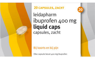 Leidapharm Ibuprofen 400mg Liquid Caps 20CP