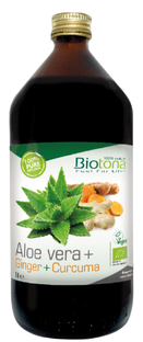 Biotona Aloe Vera + Ginger + Curcuma Sap Bio 1000ML