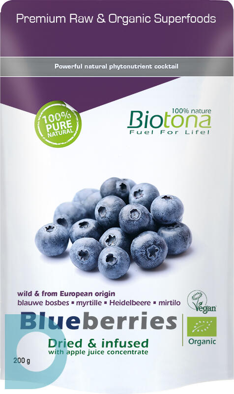 Vallen zeil meisje Biotona Blueberry Dried Infusion Bio kopen bij De Online Drogist