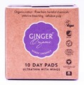 Ginger Organic Maandverband Ultradun 10ST Ginger Organic Maandverband Ultradun 10ST