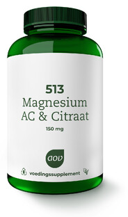 AOV 513 Magnesium AC & Citraat 150mg Tablet 180TB AOV 513 Magnesium AC & Citraat 150mg Tablet 180TB