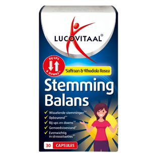 Lucovitaal Stemming Balans Capsules 30CP Lucovitaal Stemming Balans Capsules 30CP