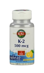 Kal Vitamine K2 500mcg Tabletten 100TB Kal Vitamine K2 500mcg Tabletten 100TB