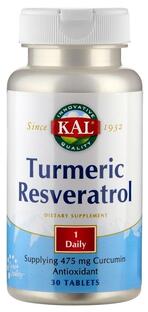 Kal Kurkuma & Resveratrol Tabletten 30TB