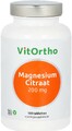 VitOrtho Magnesium Citraat Tabletten 200mg 100TB