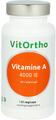 VitOrtho Vitamine A 4000ie Capsules 120VCP