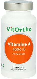 VitOrtho Vitamine A 4000ie Capsules 120VCP