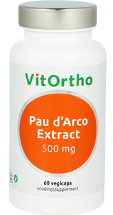 VitOrtho Pau d’Arco Extract 500 mg Vegicaps 60VCP VitOrtho Pau d’Arco Extract 500 mg Vegicaps 60VCP