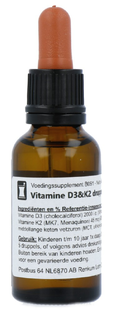 VeraSupplements Vitamine D3 & K2 Druppels 30ML