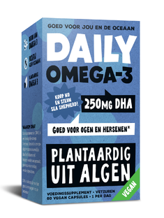 Daily Omega-3 250mg DHA Vegan Capsules 60VCP