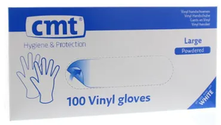 CMT Handschoenen Vinyl Gepoederd 100ST