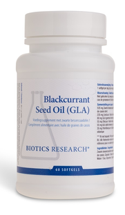 Biotics Blackcurrant Seed Oil (GLA) Softgels 60CP Biotics Blackcurrant Seed Oil (GLA) Softgels 60CP