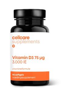 CellCare Vitamine D3 75mcg Capsules 90TB