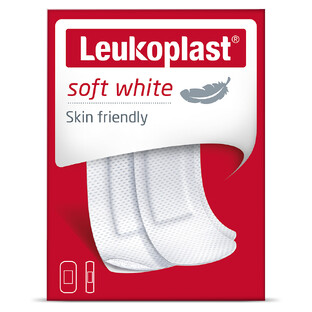 Leukoplast Soft White Assortiment Wondpleister 20ST Leukoplast Soft White Assortiment Wondpleister 20ST