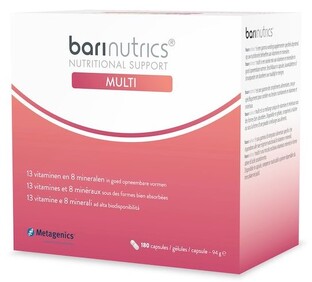 Metagenics Barinutrics Multi Capsules 180CP Metagenics Barinutrics Multi Capsules 180CP
