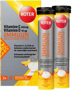 Roter Vitamine C & D Immuun Bruistabletten 40TB
