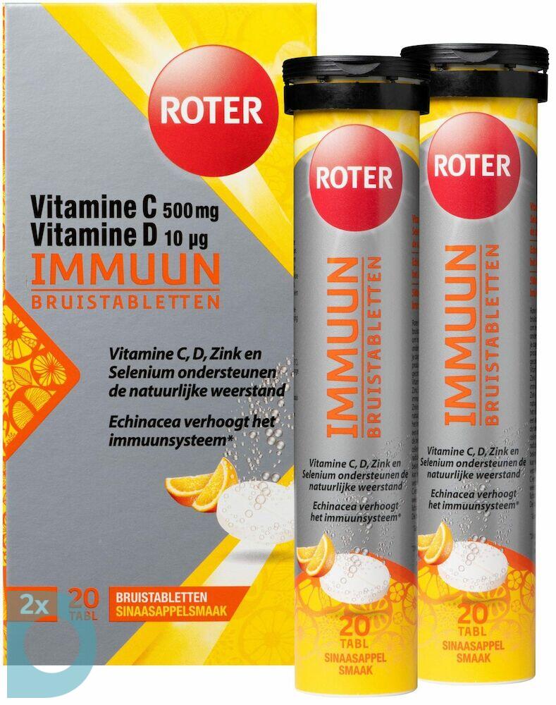 Vervoer Moment kiezen Roter Vitamine C & D Immuun Bruistabletten kopen bij De Online Drogist