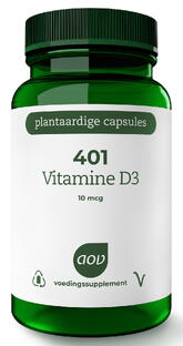 AOV 401 Vitamine D3 10 mcg Vegacaps 60VCP